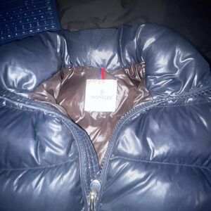 Moncler Navy Puffer Jacket